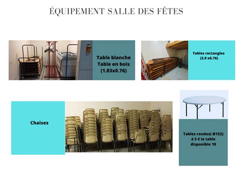 Tarifs location Salle des Fêtes Ferrières