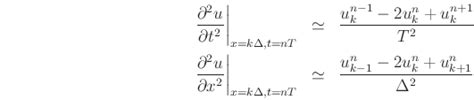 Second Order Finite Difference Scheme