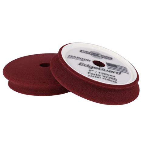 Buff And Shine Edgeguard Maroon Medium Cut Foam Pad Detailed Image