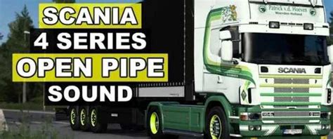 Ets2 Scania R4 RJL Open Pipe By Rudi V 1 50 Trucks Mods Sound