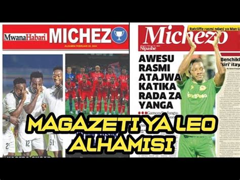 LIVE Uchambuzi Wa Kina Magazeti Ya Leo Alhamisi Simba Sc Vitani