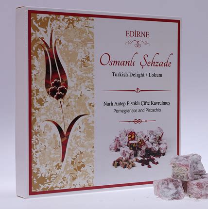 Çifte Kavrulmuş Nar Aromalı Antep Fıstıklı Lokum 250 g