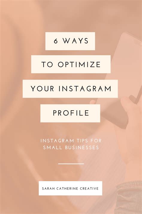 Ways To Optimize Your Instagram Profile Instagram Business