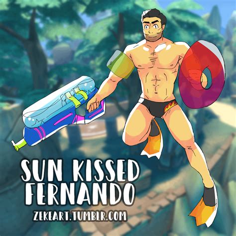 I Made A Quick Colored Sketch Of Sun Kissed Fernando Skin Concept