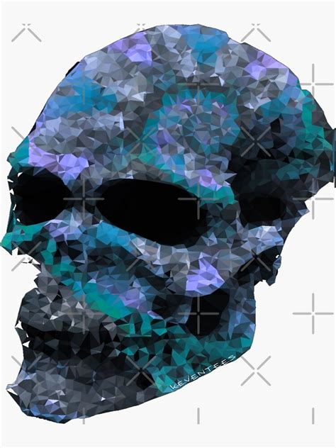 Skull Mosaic Sticker For Sale By Keventees Redbubble