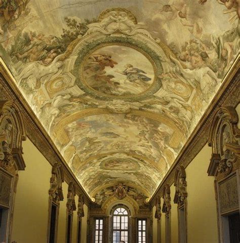 The Gallery Of The Palazzo Pamphilj With Frescoes By Pietro Berrettini