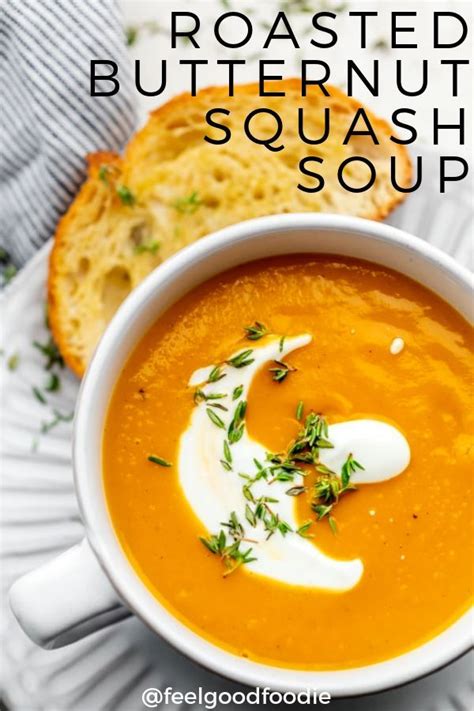 This Roasted Butternut Squash Soup Is An Easy Heart Warming And Comforting Recipe Roasted