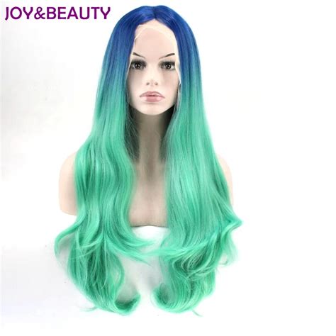 JOY BEAUTY Long Body Wave Synthetic Lace Front Wig Heat Resistant Fiber