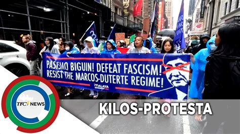 Protesta Isinagawa Sa New York Para Sa Ika Anibersaryo Ng Martial