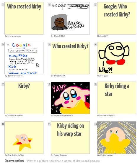 Who Created Kirby Drawception