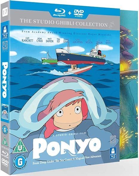 Ponyo Deluxe Edition Blu Ray Amazon Co Uk Hayao Miyazaki Toshio