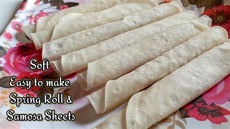 Easy Wrap Samosa Spring Rolls Rolls Recipe Beignets Patti Paneer