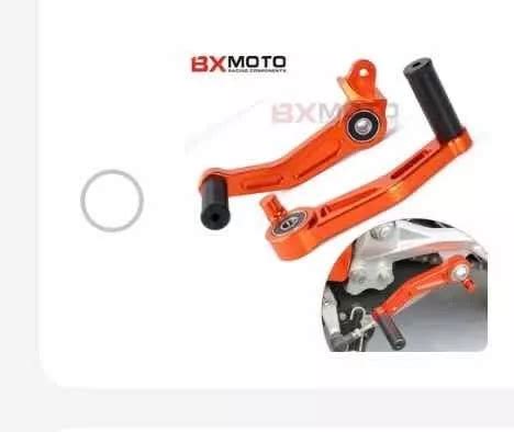 Pedales Ktm Duke Freno Y Velocidades Naranjas Env O Gratis