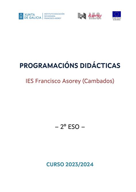 Ies Francisco Asorey Pd Eso Page Created With Publitas