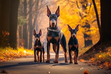 Son Los Dobermans Europeos Buenos Perros De Familia