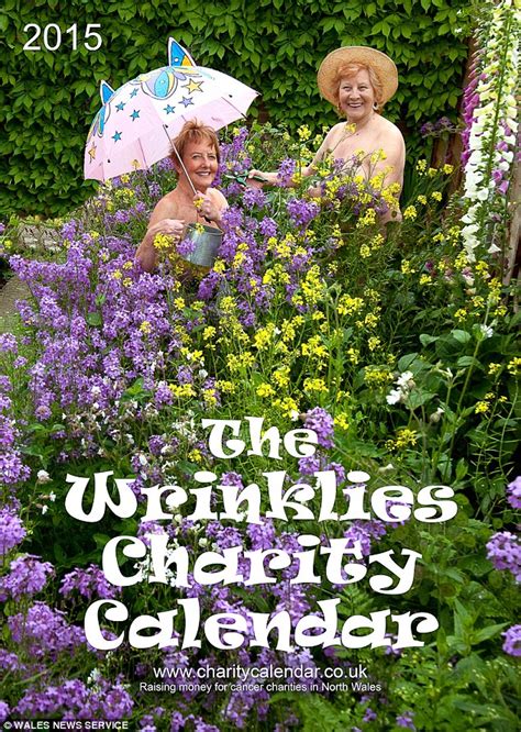 Glamorous Grannies Strip Off For Naked 2015 Wrinklies Charity
