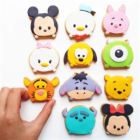 Tsum Tsum Cookies By Vickie Liu Vickiee Yo Disney Birthday Cakes