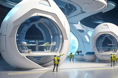 Premium Photo | Futuristic Space Habitat Design Lab