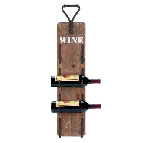 WINE BOTTLE WALL RACK WITH METAL HANDLE – Sigma Distributors