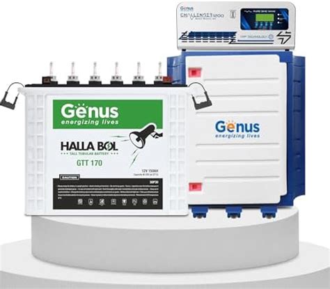 Luminous Inverter Battery Combo With Trolley Zelio 1100 Pure Sine