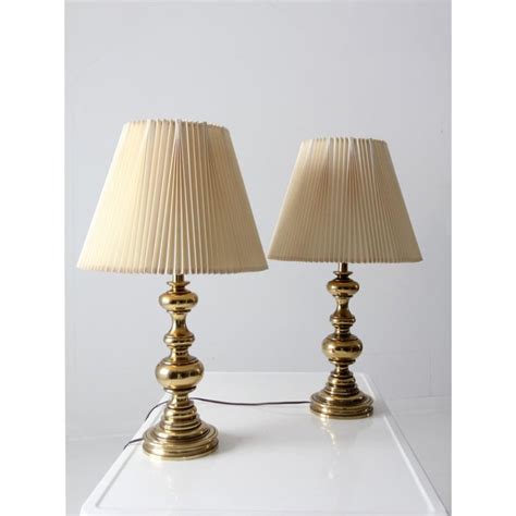 Vintage Stiffel Brass Table Lamps Pair Chairish