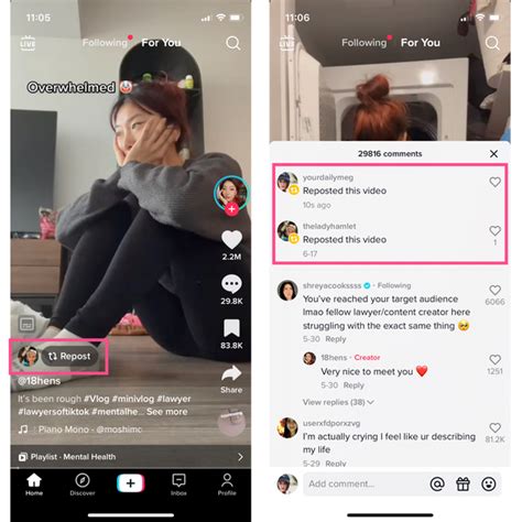 How To Repost A Tiktok With The Repost Button