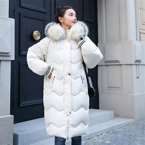 2018 Winter Parkas Women Plus Size Xxxl Warm Loose Casual Down Cotton