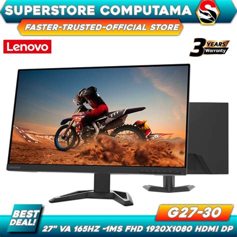 Jual Monitor Lenovo G27 30 G2730 27 VA 165Hz 1Ms FHD 1920X1080 HDMI