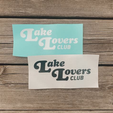 Lake Lovers Club Decal — Lake Lovers Club
