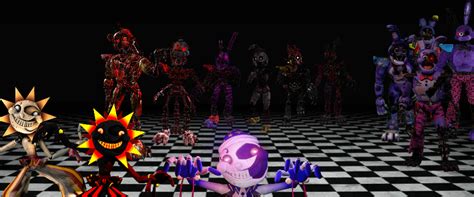 Official Fan Made Fnaf Sb Characters By Foxbitgtb1986 On Deviantart