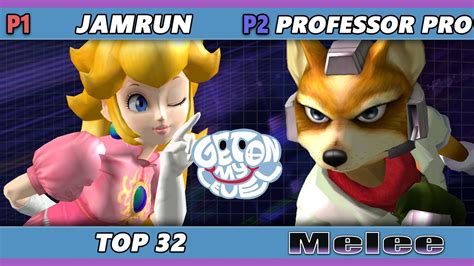 GOML 2022 Top 32 Jamrun Peach Vs Professor Pro Fox SSBM Melee