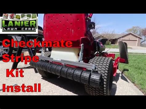 Checkmate Striping Kit Installation How Easy Is It YouTube Lawn