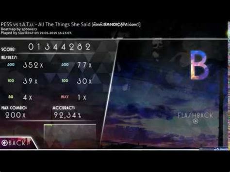 Osu Pess Vs T A T U All The Things She Said Dnb Remix Tuhard