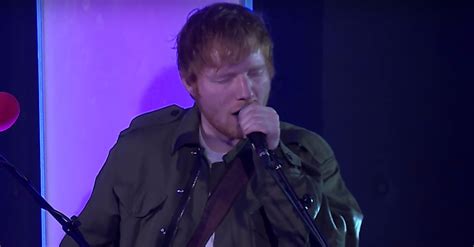 Ed Sheeran Performing Shape Of You At Bbc Radio 1 Popsugar Entertainment