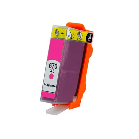 Cartucho HP 670 XL Magenta Alternativo