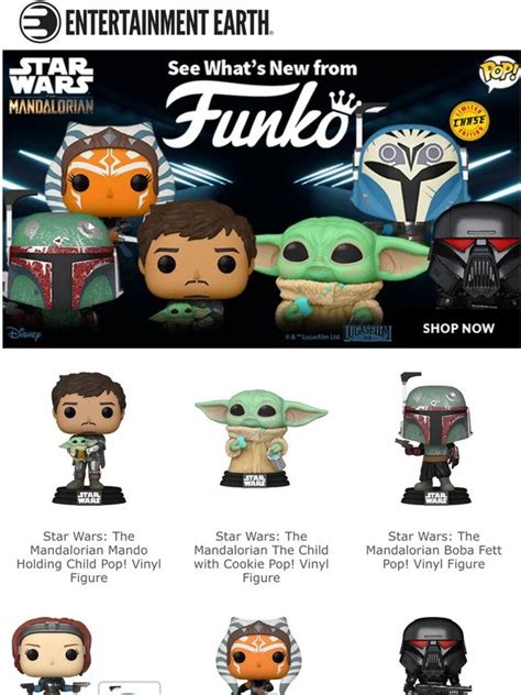 Entertainmentearth New Star Wars The Mandalorian Pop S Just