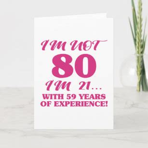 Funny 80th Birthday Cards | Zazzle CA