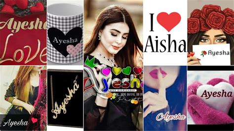 Stylish Ayesha Name Girls Dpz Ayesha Name Dp For Whatsapp Pic