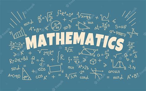 Premium Vector Mathematics Background Math Symbols And Formulas