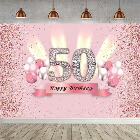 50th Birthday Decorations For Women Happy 50th Birthday