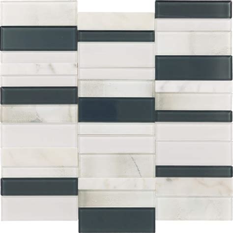 Daltile Xpress Mosaix Peel N Stick Carrara White In X In