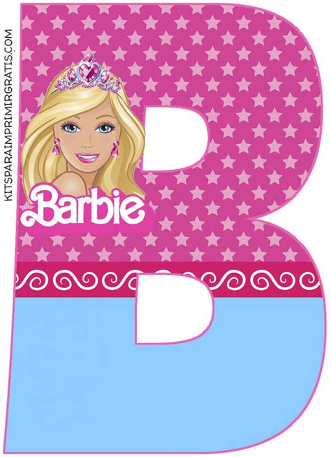 Gratis Abecedario De Barbie Kits Para Imprimir Gratis