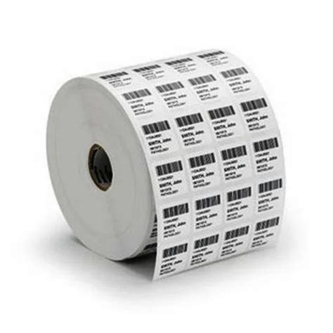 Lipap Plain Barcode Stickers Labels For Garments Packaging Type Roll