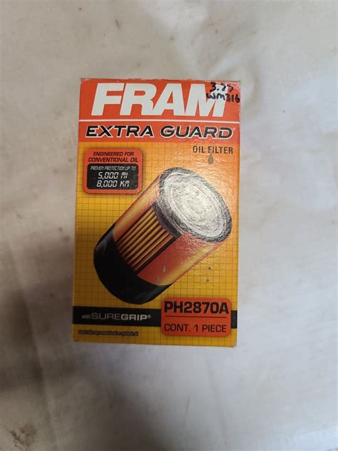 Fram Extra Gaurd Oil Filter PH2870A | eBay