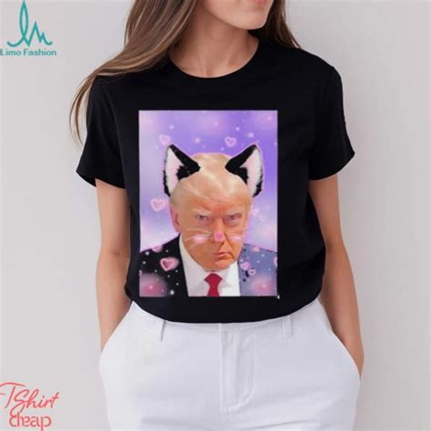 Catboy Trump Mugshot Cringey Shirt Limotees