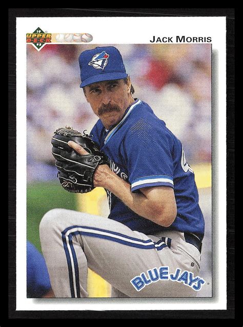 Jack Morris 1992 Upper Deck 732 Toronto Blue Jays EBay