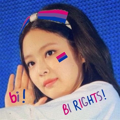 𝗷𝗼𝘆𝘁𝗲𝗻𝘀𝗵𝗶 Bisexual Pride Blackpink Jennie Meme Faces