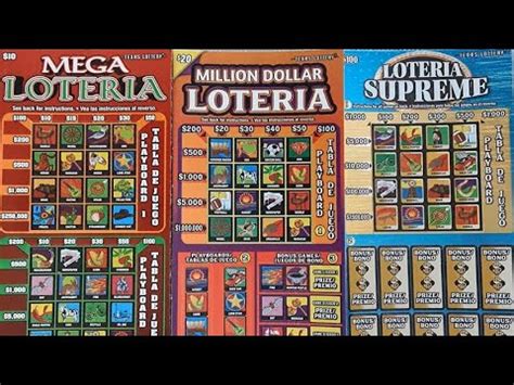 BIG WINNERS 2 OF 3 TICKETSLOTERIA SUPREME MEGA MILLION LOTERIA