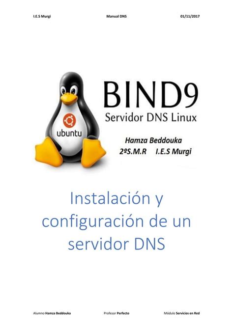 Instalar Y Configurar Servidor DNS En Linux PDF