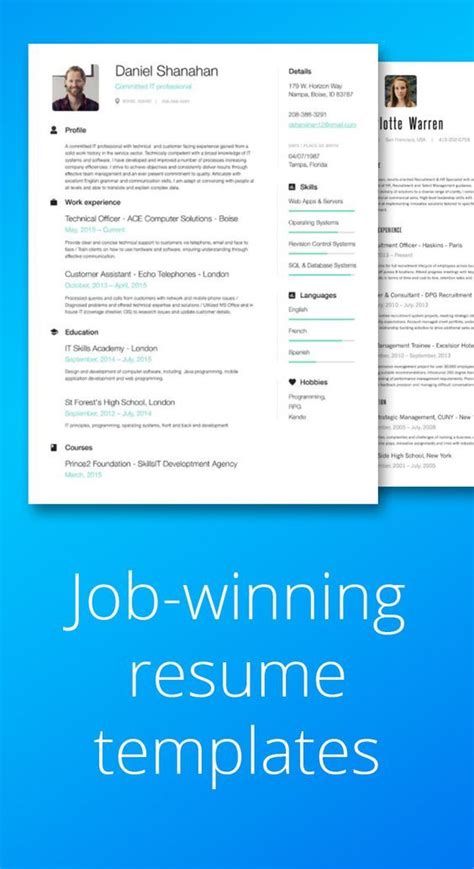 Free Resume Builder Make Your Job Winning Resume Artofit